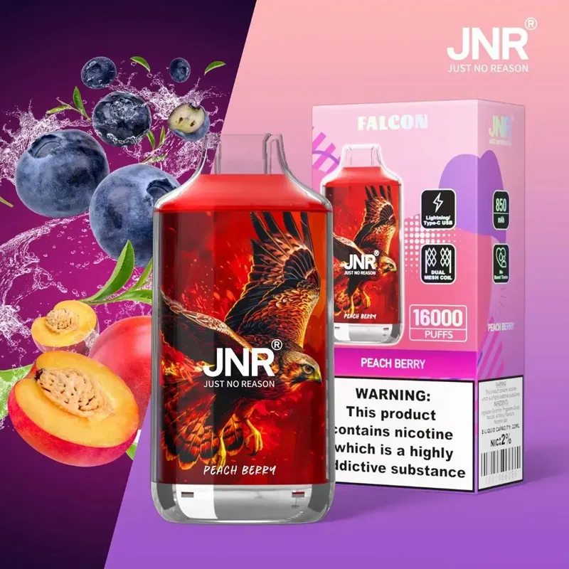 JNR Falcon 16000 saveur Peach Berry