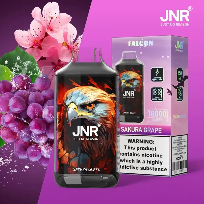 JNR Falcon 16000 saveur Sakura Grape
