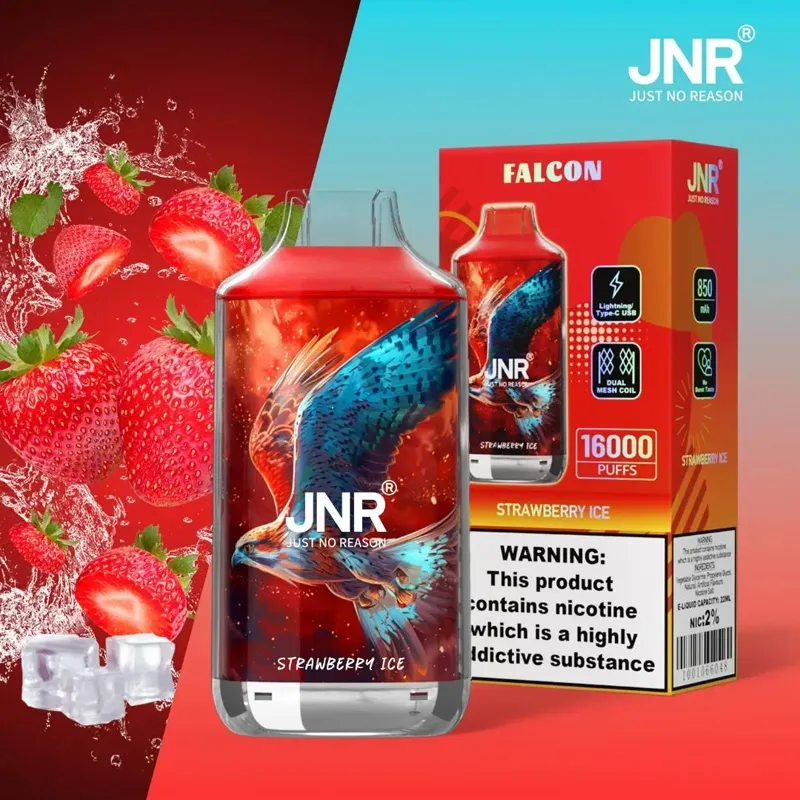 JNR Falcon 16000 saveur Strawberry Ice
