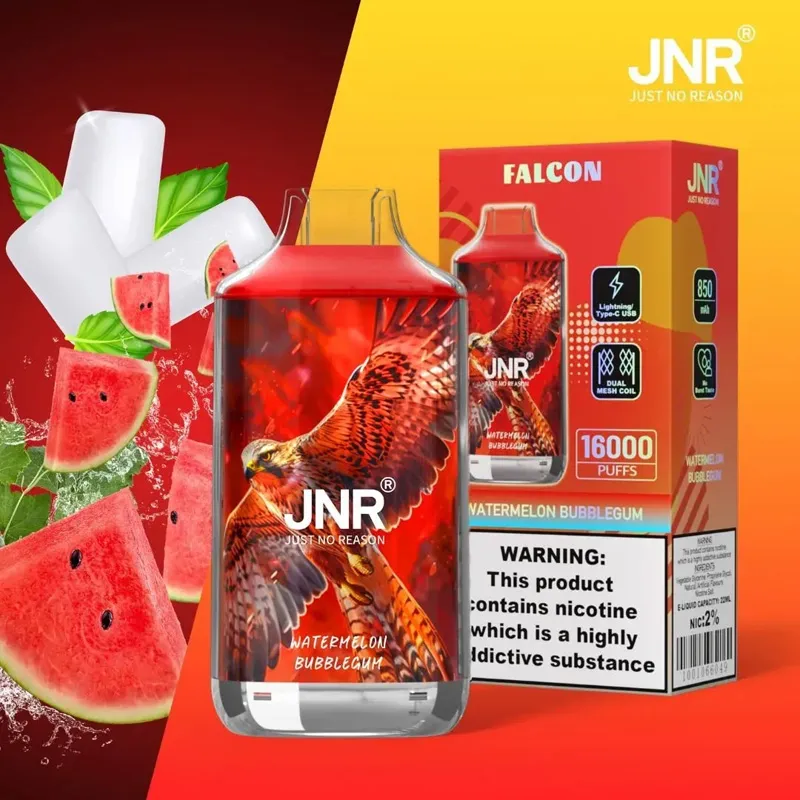 JNR Falcon 16000 saveur Watermelon Bubblegum
