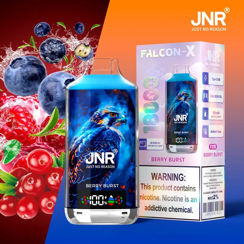 JNR Falcon X 18000 saveur Berry Burst