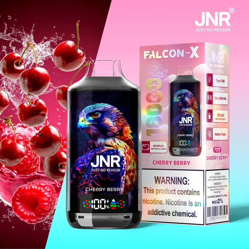 JNR Falcon X 18000 saveur Cherry Berry