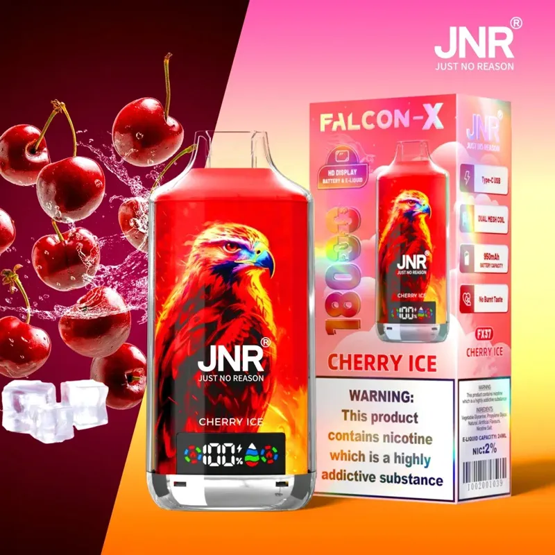 JNR Falcon X 18000 saveur Cherry Ice