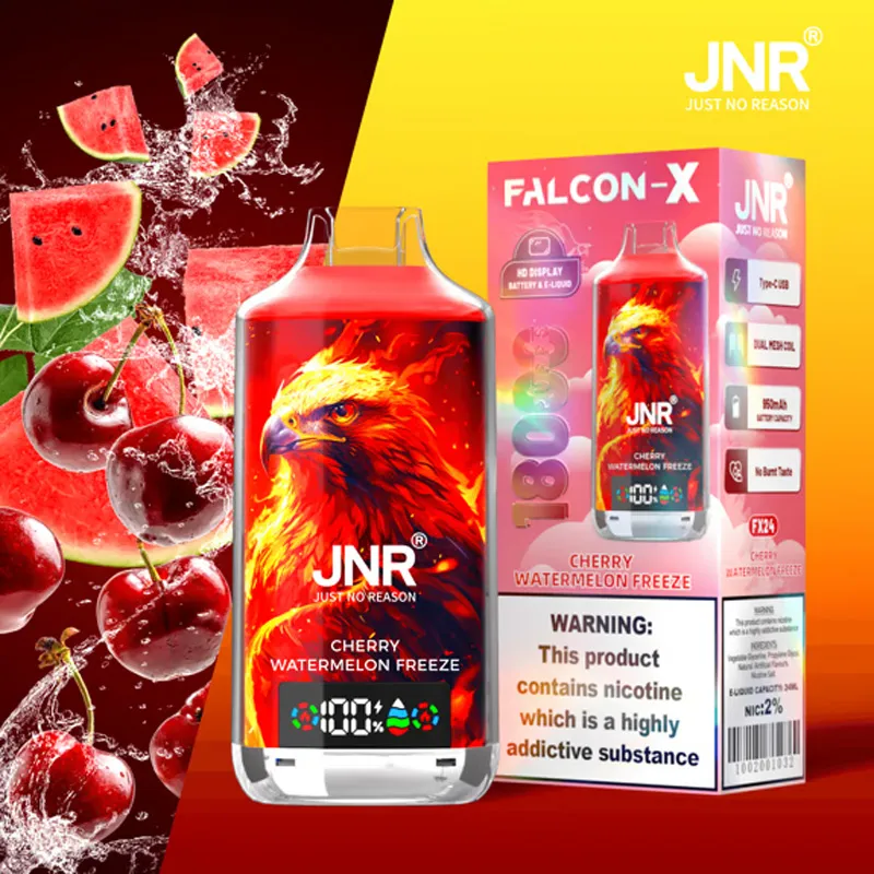 JNR Falcon X 18000 saveur Cherry Watermelon Freeze
