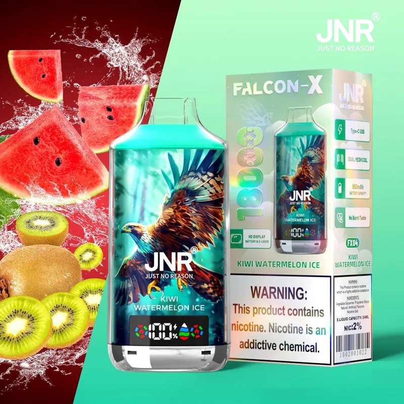 JNR Falcon X 18000 saveur Kiwi Watermelon Ice