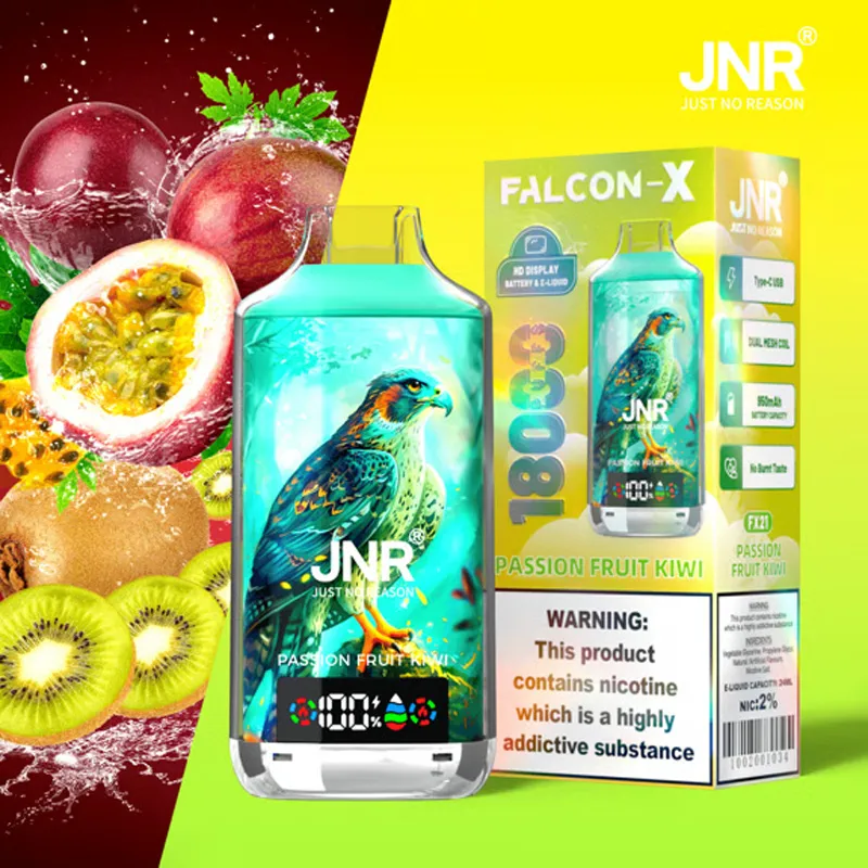 JNR Falcon X 18000 saveur Passion Fruit Kiwi
