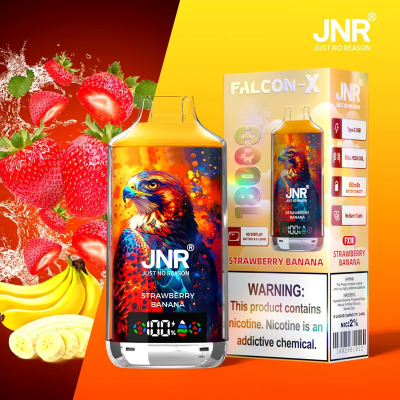 JNR Falcon X 18000 saveur Strawberry Banana