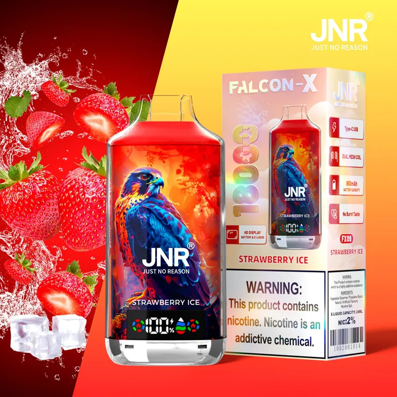 JNR Falcon X 18000 saveur Strawberry Ice