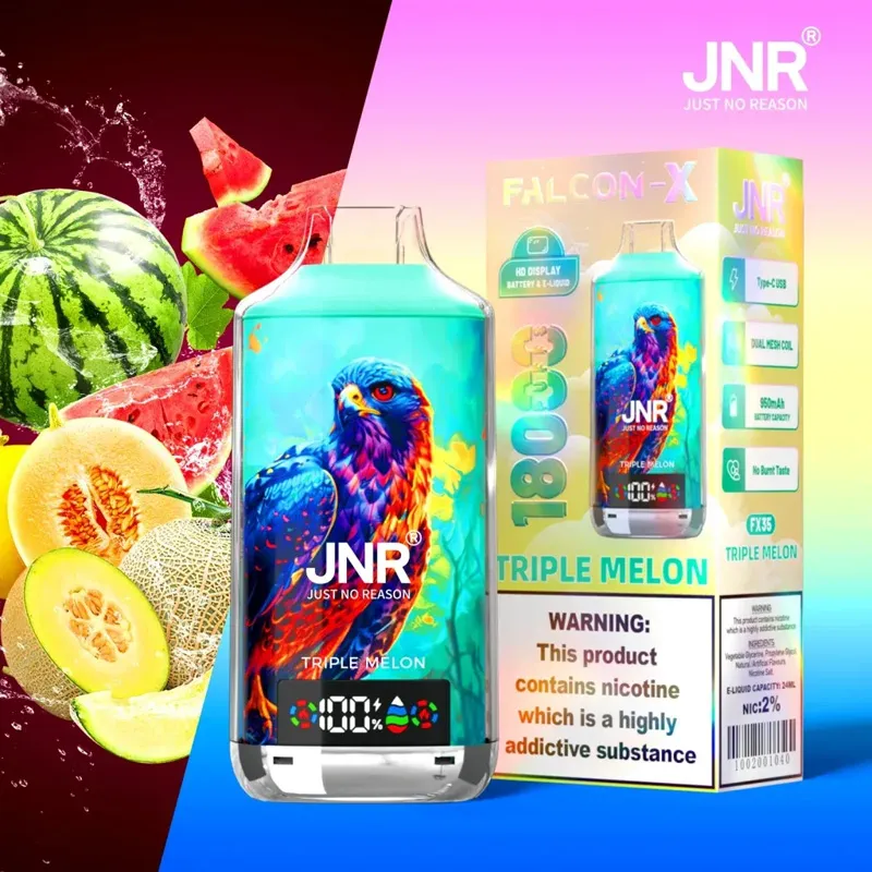 JNR Falcon X 18000 saveur Triple Melon